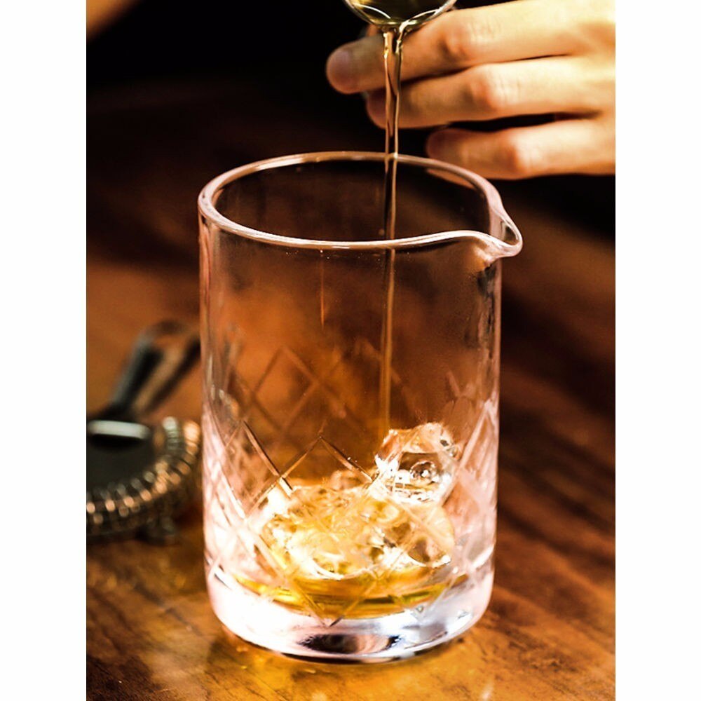 Fouet à Cocktail en cristal, barman de Bar japonais, mélangeur en verre, Shaker, Martini, outils pour préparation de Cocktails