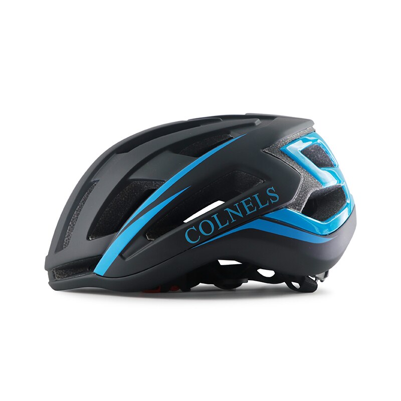 Bike Helmet Mountain Safety Lightweight enduro MTB Town Crash Helmet for Men casco capacete ciclismo cycling Bicycle Helmet: black with blue