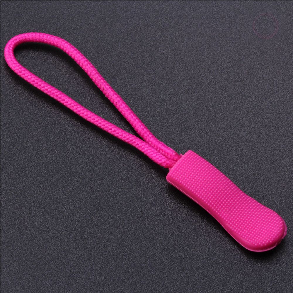 20Pcs Zipper Pull Puller End Fit Rope Plastic Zipper Rope DIY Bag Clothes Sewing Accessories: pink