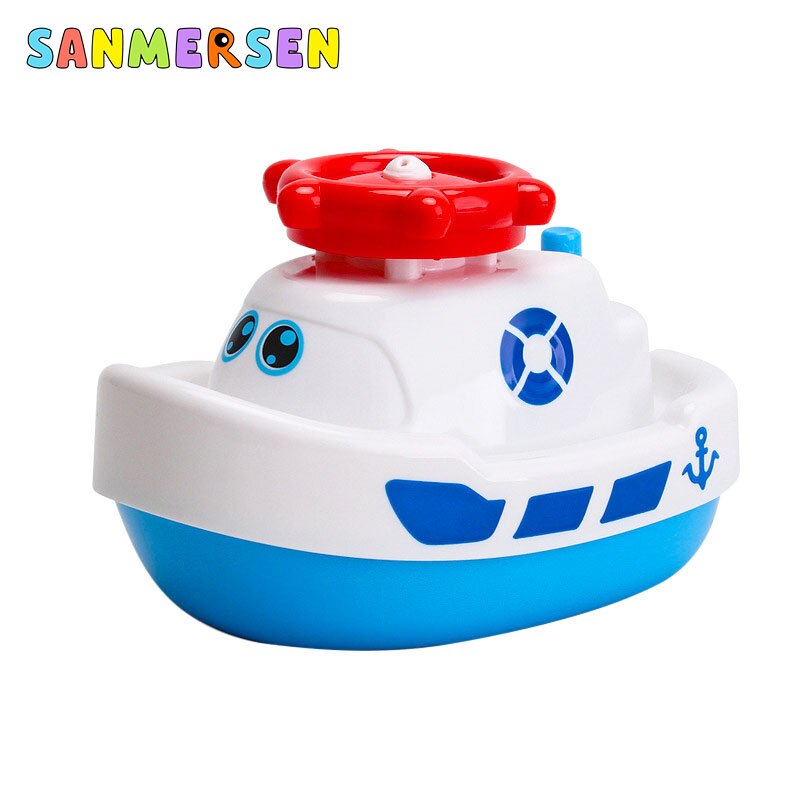 Cartoon Lustige Baby Bad Spielzeug Nette Tier Boot Uhrwerk/Elektrische Wasser Spielzeug Kinder Spritzen Schwimm Bad Badewanne Kid: M