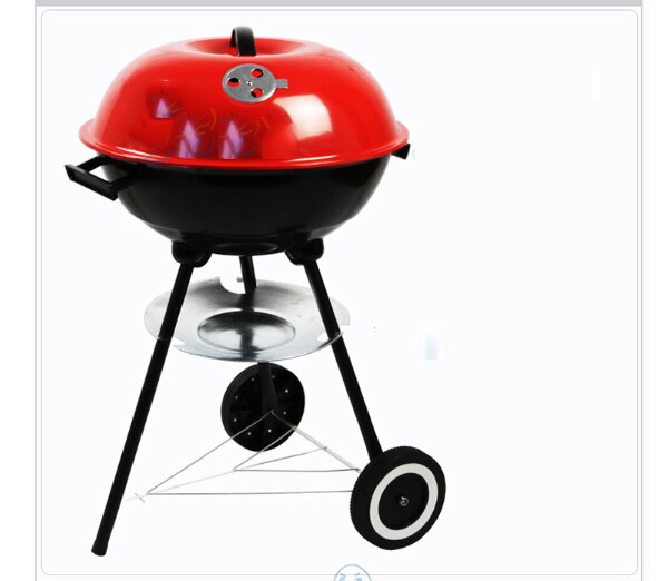 17 Inch Oven Portable barbecue Charcoal Grill BBQ Kitchen tool Party appliance Outdoor BBQ solutions easy assemble and pack up