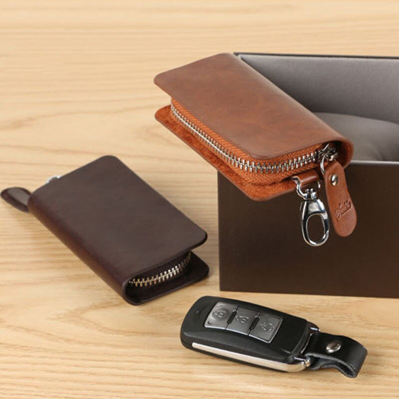 Lederen sleutelhanger sleutelhanger lederen sleutelhanger leer chaveiro couro autosleutel case brelok do kluczy samochodowych porta chaves