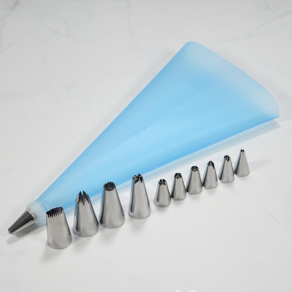 10PCSpuitzak Konditorei Outils Accessoires Kuchen Dekorieren Werkzeug Silikon bilden Moule Gießen Resine: Himmel Blau