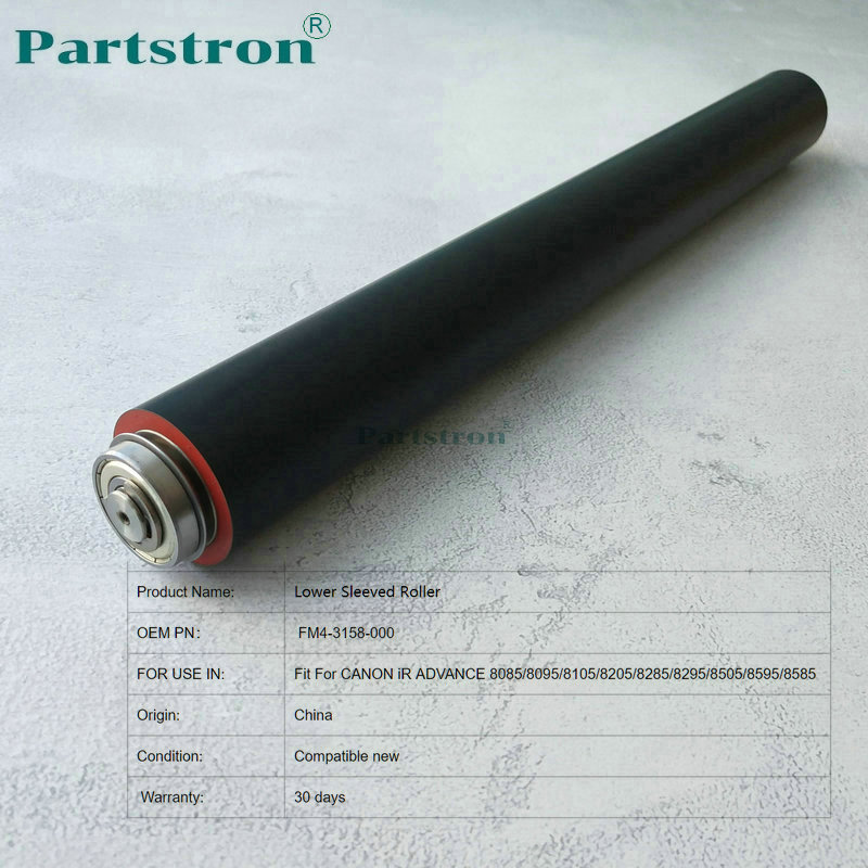 Lower Sleeved Roller Lower Pressure Roller FM4-3158-000 For use in Canon 8105 8095 8085 8205 8295 8285 8505 8595 8585