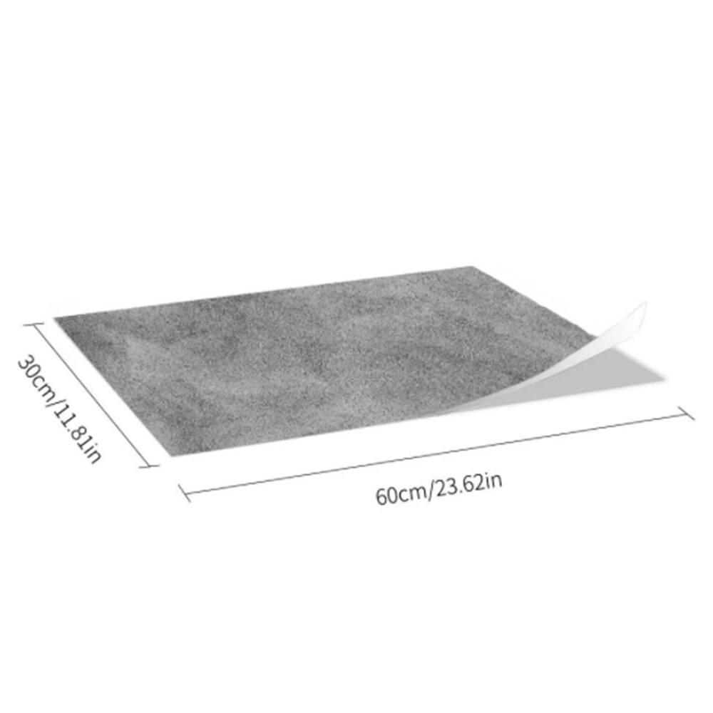 Luxury PVC Gray Cement Self-Adhesive Floor Stickers 30x60cm Waterproof Bath Kitchen Stairs Tile Peel & Stick Wall Sticker