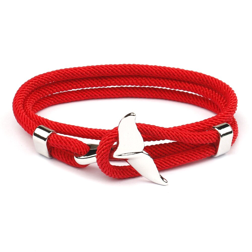 Wal Schwanz Armbinde Handgemachte Seil Armbänder Für Frauen Pulseras Schmuck Einstellbare Charme Bracciali Donna Anker Männer Zubehör: 7