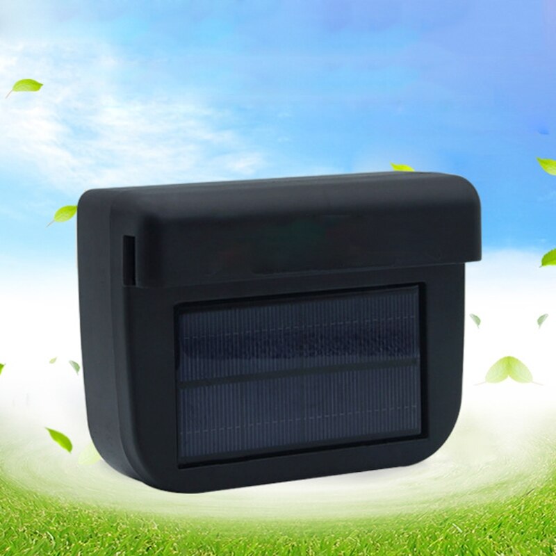 Énergie solaire Mini climatiseur voiture Auto évent ventilateur frais climatiseur Portable E7CA