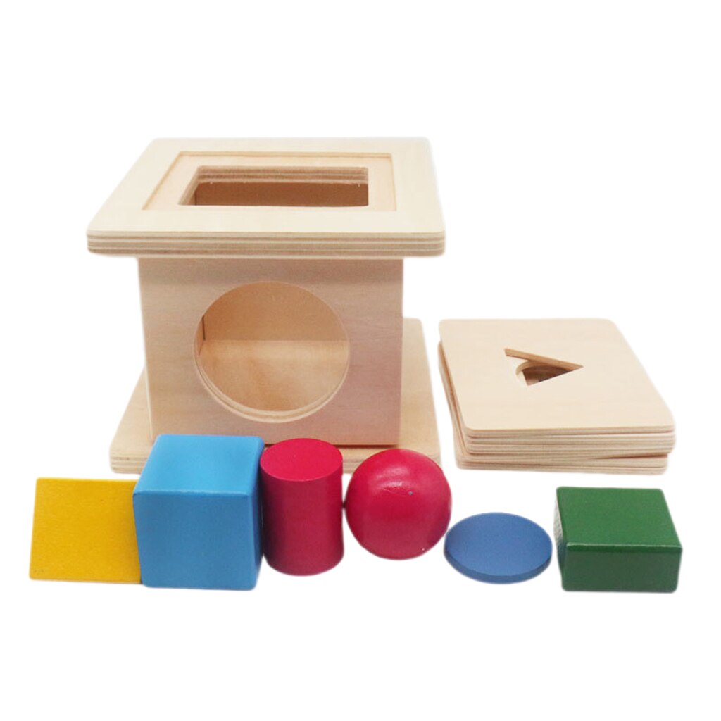 Boxed Vormige Matching Game Speelgoed 6 In 1 Vorm Sorter Kinderen Kleur Cognitieve Ontwikkeling Speelgoed