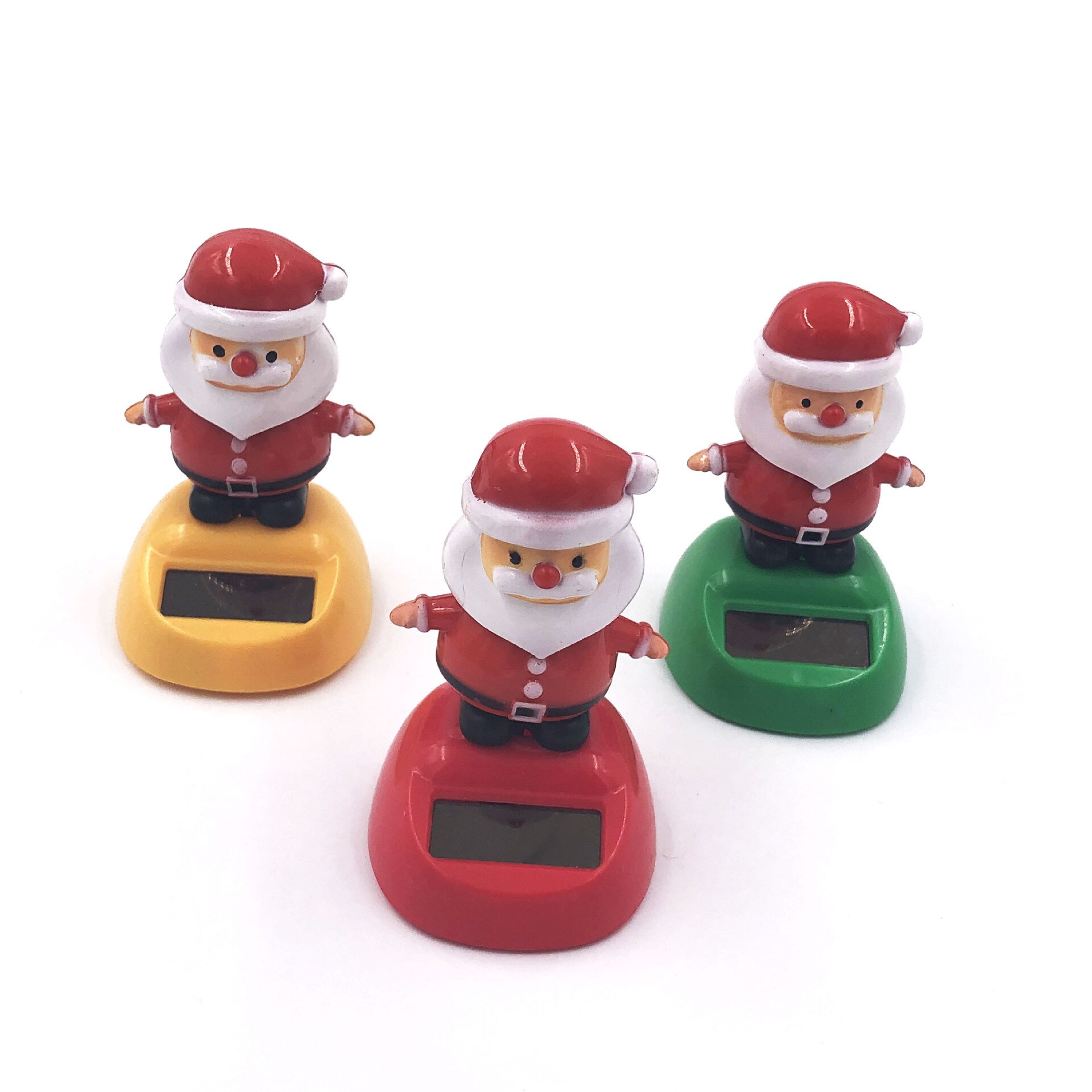 Kerstman Auto Decoratie Kerst Auto Solar Hoofd Pop Kerst Decoratie Auto-interieur