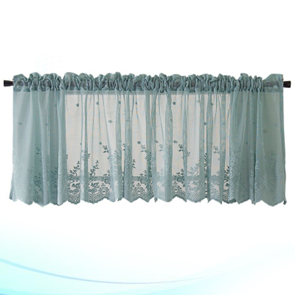 1Pc Korte Gordijn Decoratieve Geventileerde Half Gordijn Gordijn Voor Balkon Keuken
