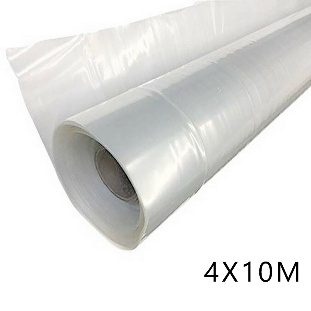 Film plastique Transparent pour serre agricole PE, 1-10m de largeur 4m, Film hautement Transparent pour les plantes de jardin, garde au: 4x10m