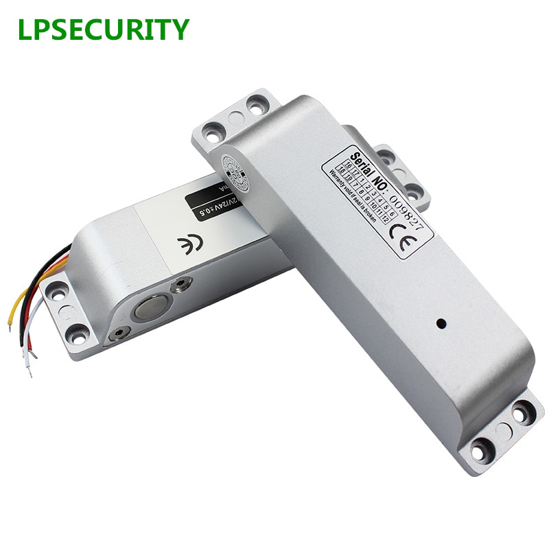 LPSECURITY Electric deadbolt DC 12V Fail Safe Electric Bolt Lock for Door Access Control Security Lock Doors System