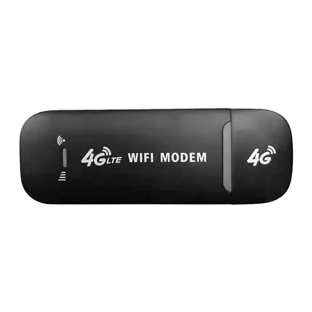 Bezprzewodowy modem lte 150 mb/s, karta 4g 4g klucz usb, mobilny szerokopasmowy router bezprzewodowy, bezprzewodowy adapter wi-fi do biura domowego: Biały