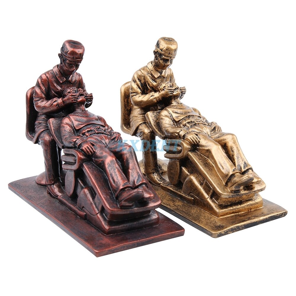 1 stücke Zahnmedizin Klinik Schreibtisch Dekoration Zahnarzt Harz Zahn Skulptur Ornamente Artcrafts Figuren Zahnmedizin