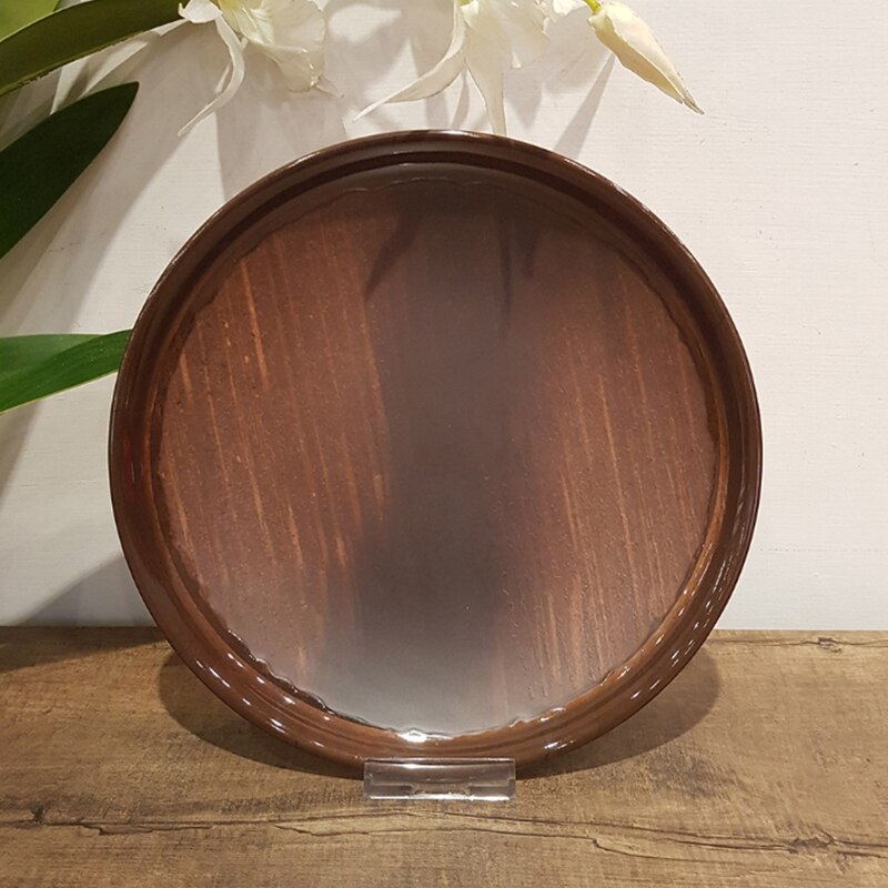 Melamine Disc Barbecue Plaat Ontbijt Plaat Creatieve Dessertbord Frosted Disc