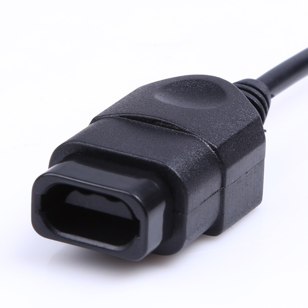 1.8M Black Controller Extension Cord Extender Cable Only For Original Xbox Controllers Simple Plug And Play Replacement Durable