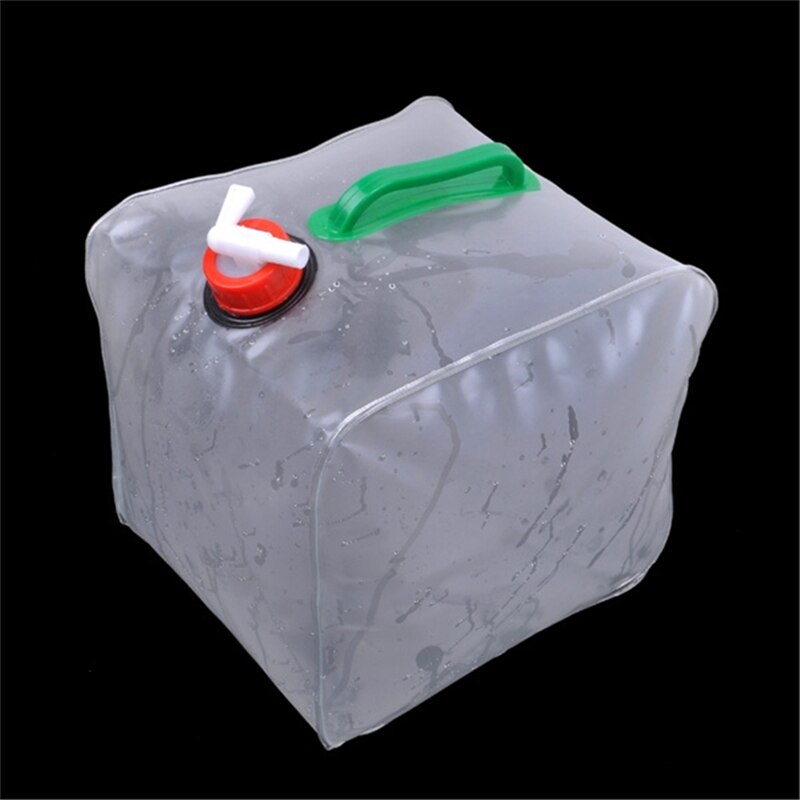 10L PVC draussen Falten Faltbare Trinkwasser Tasche Lagerung Auto Wasser Träger Container für draussen Camping Wandern Picknick Tasche