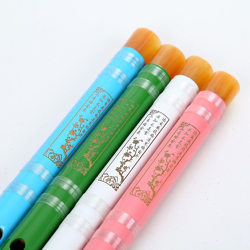 Traditional Flute Clarinet Student Musical Instrument Wood Color 24cm For Beginners and Amateurs Woodwind Instruments