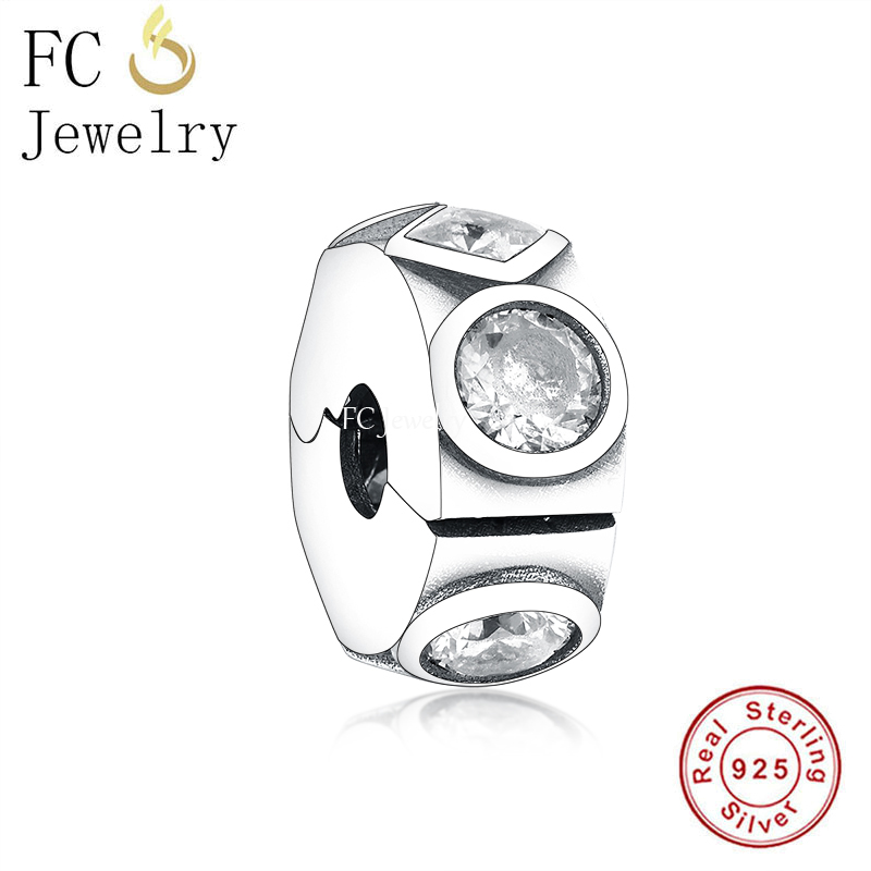 FC Jewelry Fit-pulsera de plata de ley 925 para mujer, cierre redondo, fabricación de cuentas, Berloque: FC1335