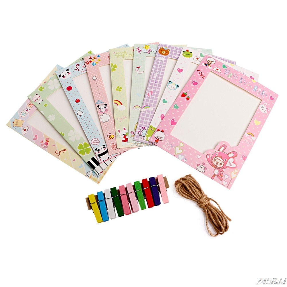 FuxFuis 8 PCS Mini Cadres Photo Et 20 PCS Cadre Photo En Papier