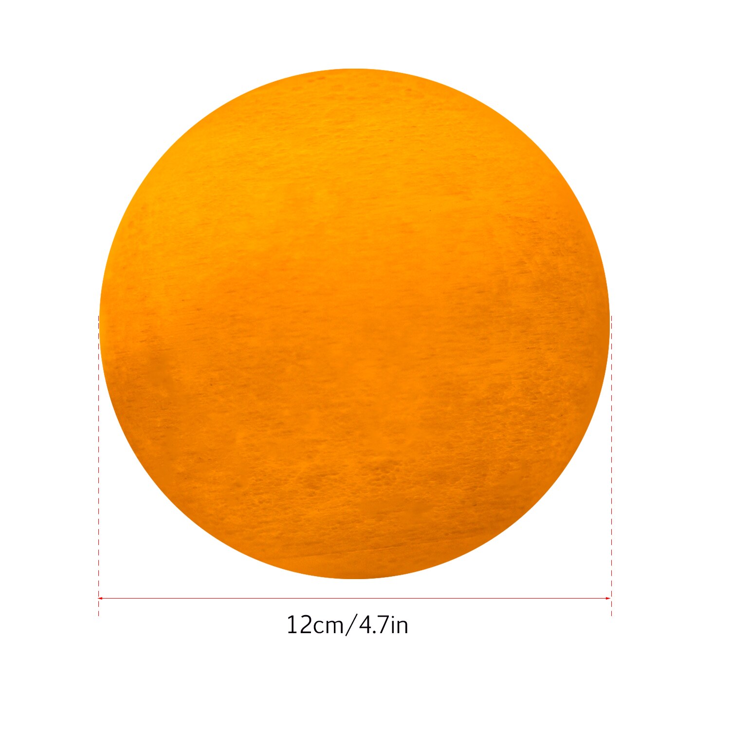 Moon Lamp 3 Colors 3D Printed Lunar Lamp LED Night Light 20cm/ 7.9in with Stand for Children Girls Christmas: 12cm