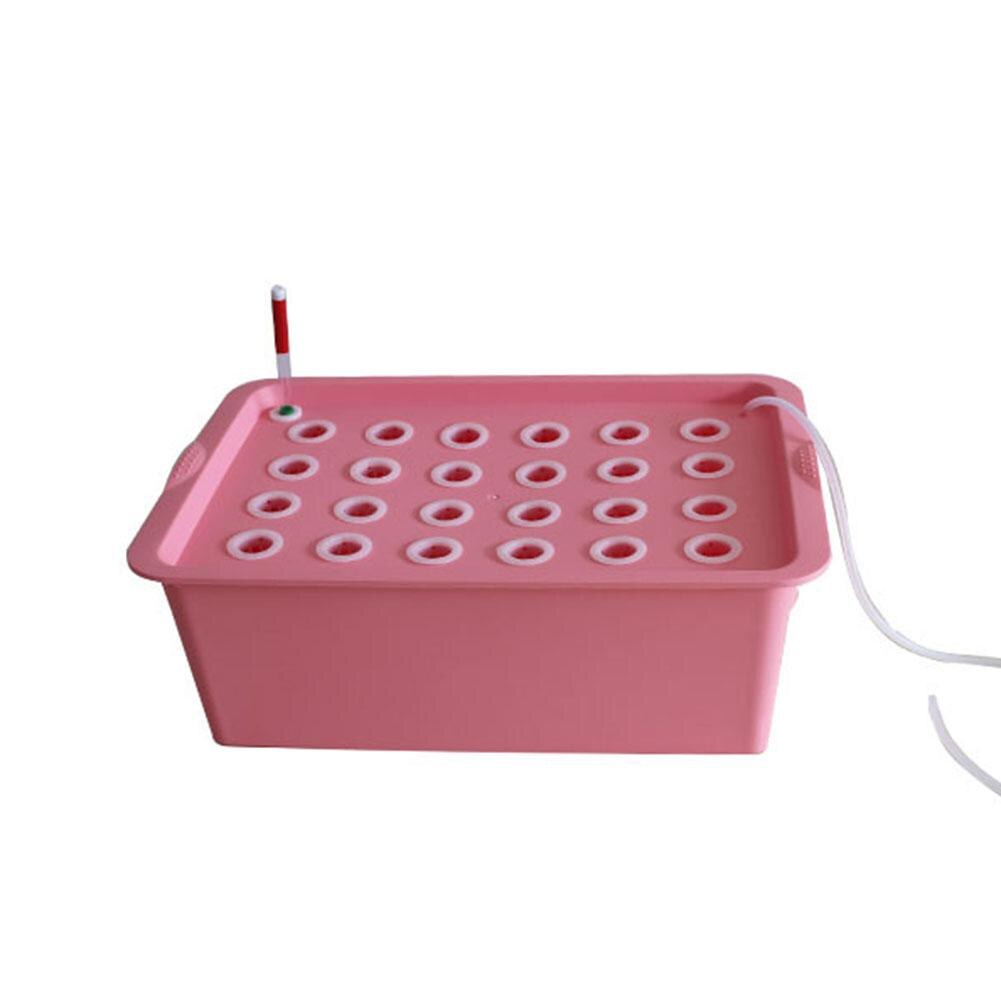 LanLan 24 Gaten Site Hydrocultuur Doos Kit voor Plantenbakken Zaailing Groenten Groeiende