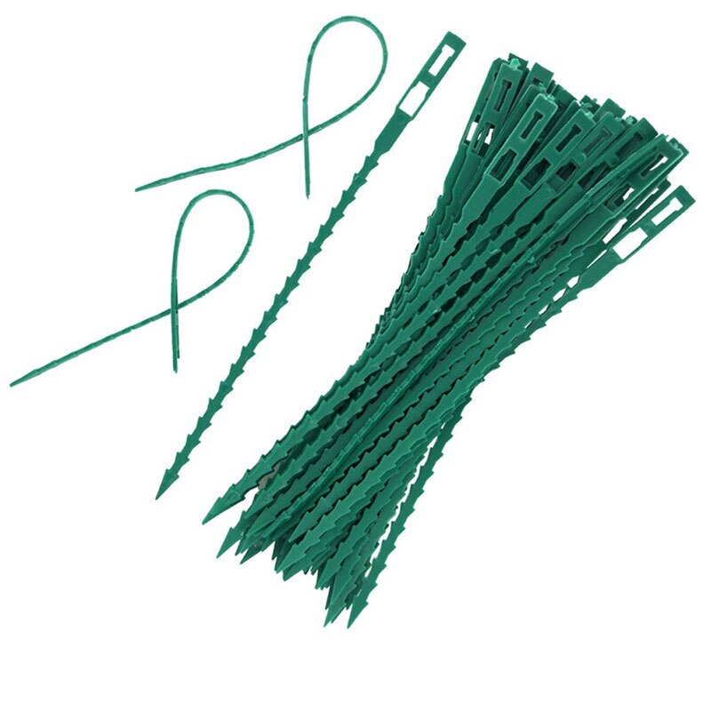 Jardin vert paysage arête de poisson bande outils réutilisable jardin 50 pièces arête de poisson en plastique