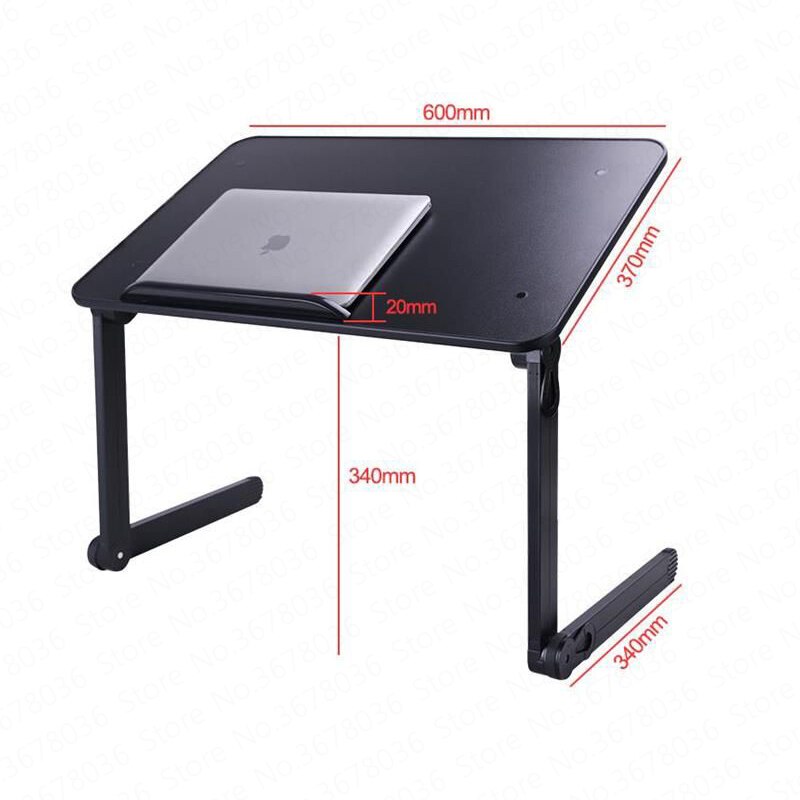 Small Table Bed Foldable Laptop Desk Bed with Small Dormitory College Lazy Folding Bracket Mesas Pequenas Height Adjustable Desk