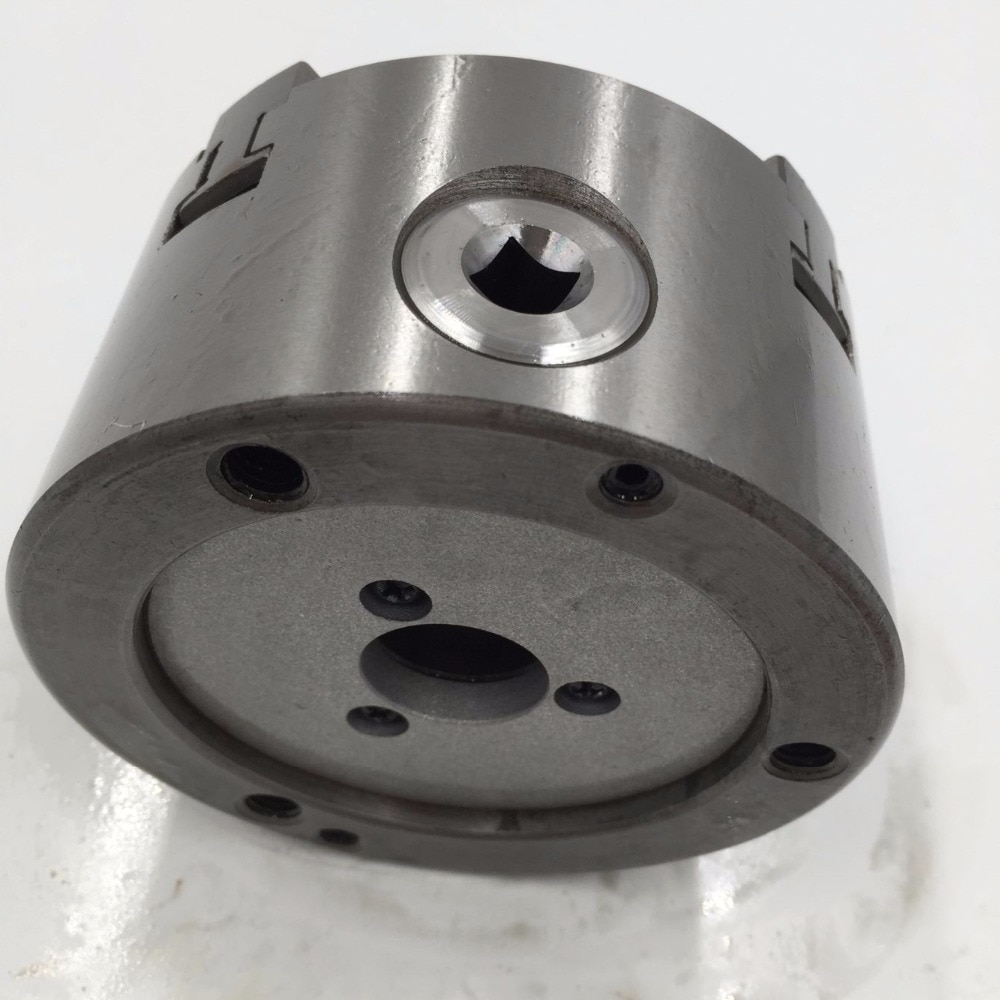 4Jaw 100mm Lathe Chuck 4 Jaw 4" Self-centering Chuck Hardened Steel Plain Back CNC Metalworking