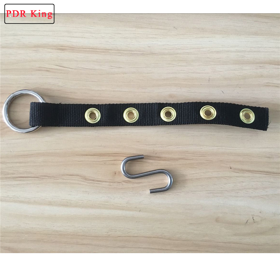 Verveloos deukreparatiegereedschap accessoire autodeukreparatiegereedschap Nylon bandgereedschap S-haakgereedschap autodeukreparatieset