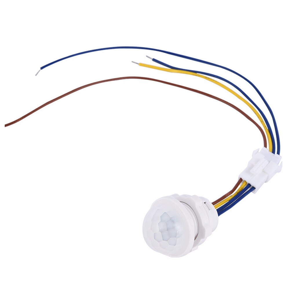 Mini Light Switch PIR Sensor Detector LED 12V 24V PIR Infrared Motion Sensor Switch Wiring Infrared Sensor for 18W Ceiling Lamp: AC 110V 220V 40W