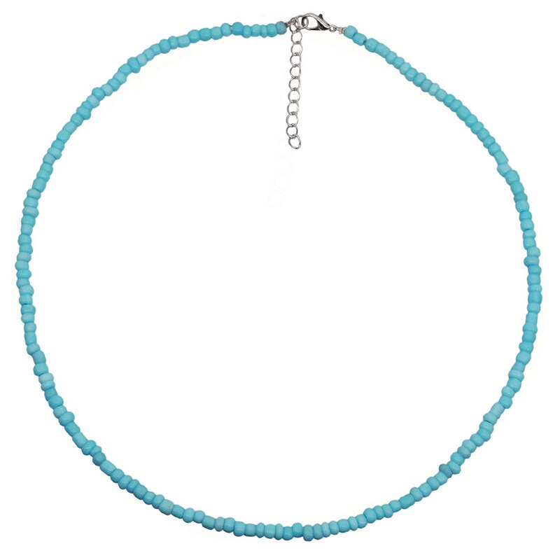 Difone colar feminino 4mm, colar com pingente de miçangas de semente estrelado, verão 2020: No 4
