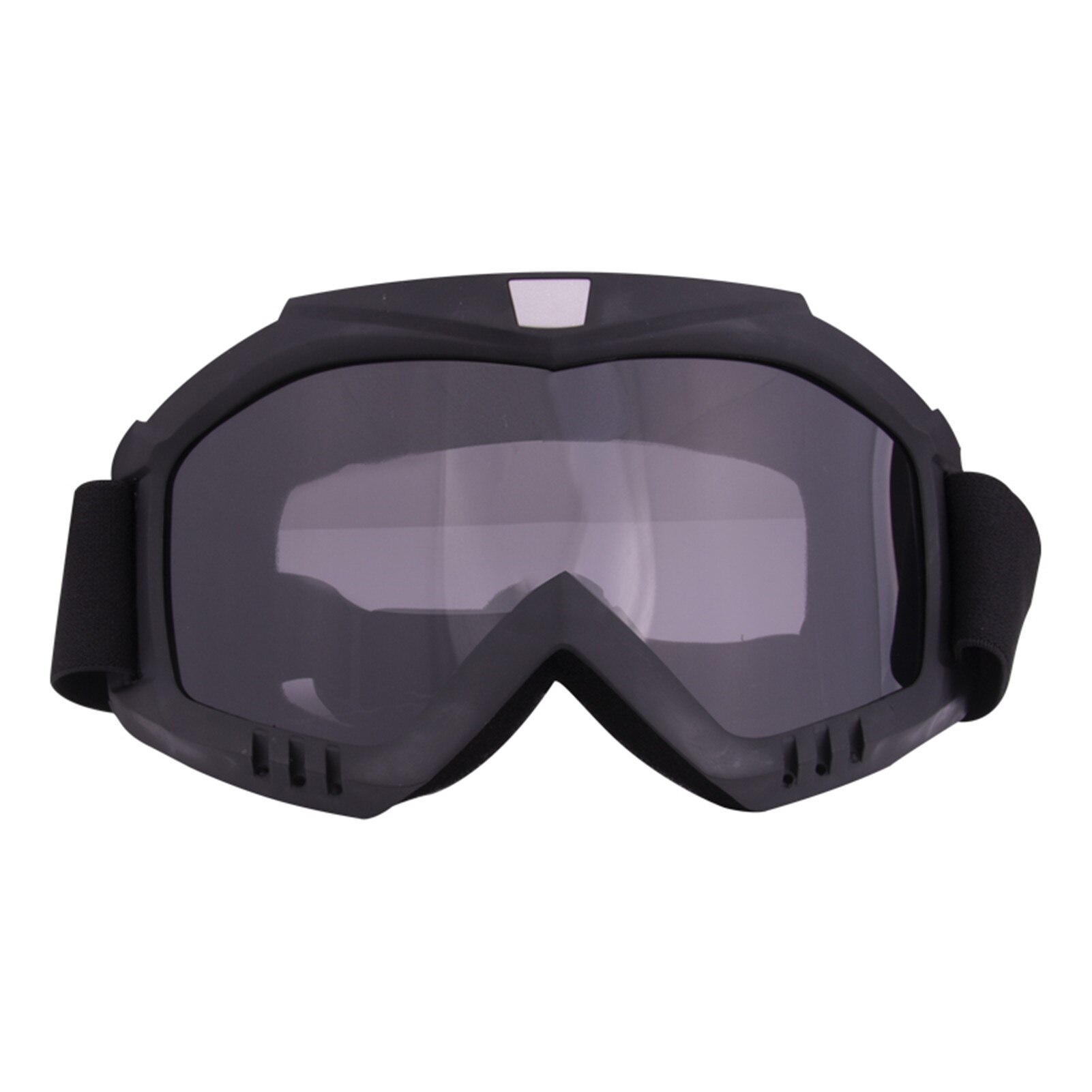 Polarized Motocross Goggles ATV Motorcycle Anti-UV Motorbike Ski Goggles Anti-Slip Strap Nose Cover Fit Glasses: Black