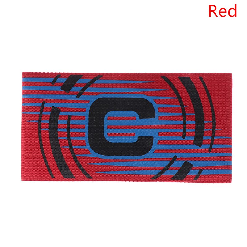 Calcio Capitano Bracciale Fascia da Braccio Regolabile Leader Concorrenza Giocatore di Calcio Capitano Gruppo Bracciale Brazalete Capitan Fascia: RD