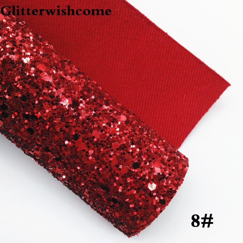 Glitterwishcome 30 x 134cm mini rullavinyyli jousille, paksu glitter nahkakangasvinyyli yhteensopivalla pohjalla jousille , gm078: 8