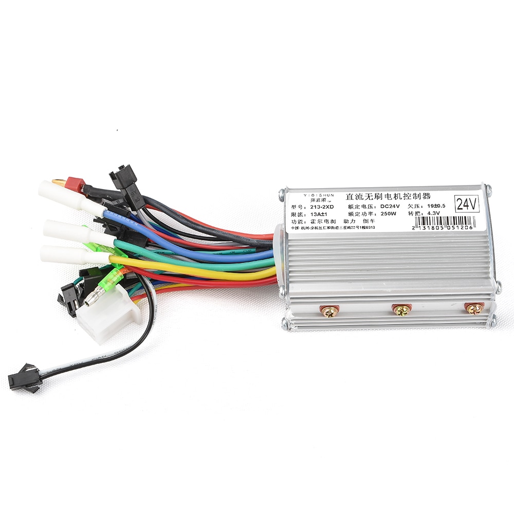Bicicleta Electrica Controller 24V 36V 48V 250W 350W 15A Borstelloze Versnellingsnaaf Motor Ccontroller Elektrische fiets Conversie Kit