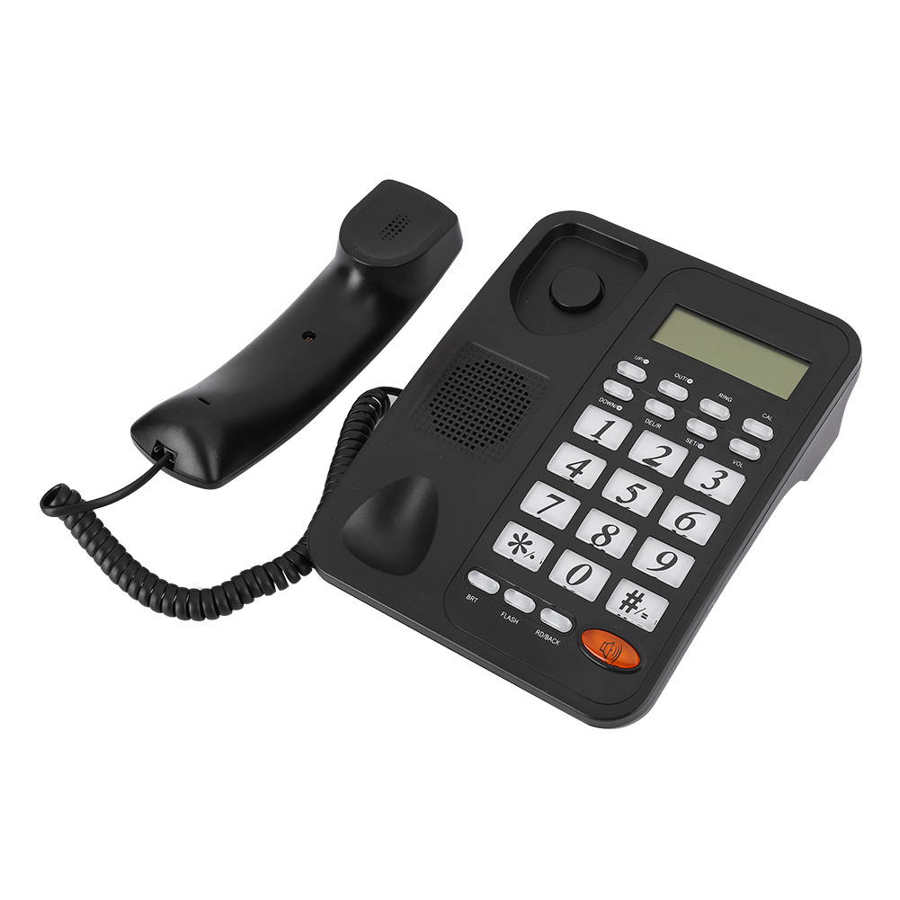 Multifunctional Cordless Phone Desktop Corded Landline Telephone with Speakerphone and Caller ID for Home Office Corded Phone