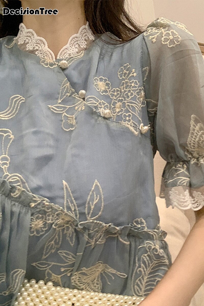 Chinese Dress traditional chinese wedding dresses for women oriental classic cheongsam cotton linen qipao lady