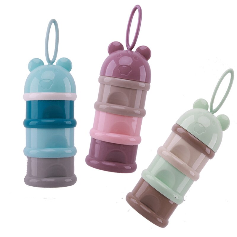 3 lagen Babyvoeding Opbergdoos Melk Dozen Waggel Kids Outdoor Voedsel Reizen Doos Voor Babyvoeding