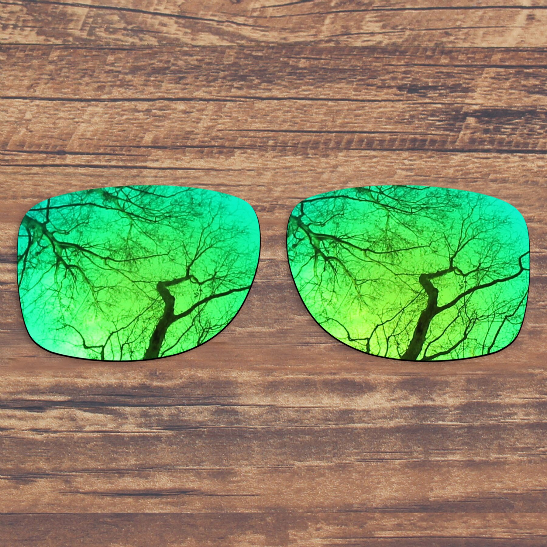 ToughAsNails Polarisierte Ersatz Linsen für Oakley Gauge 8 L OO4124-62 Sonnenbrille-Mehrere Optionen: Green Mirrored