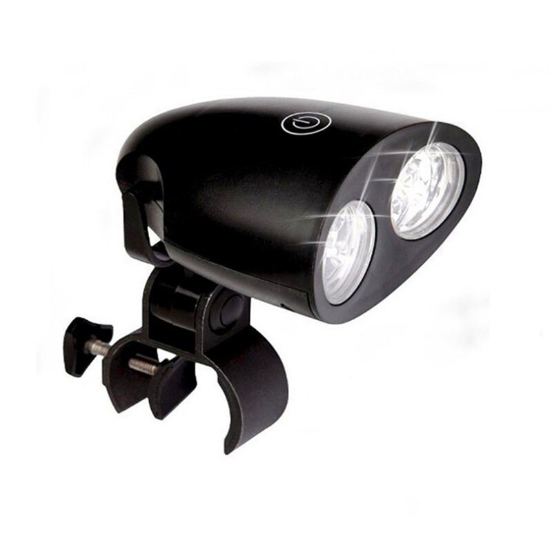 Lámpara LED para parrilla de barbacoa, luz resistente al calor, impermeable, de noche, táctil, para exteriores, accesorios de cocina: Double lamp