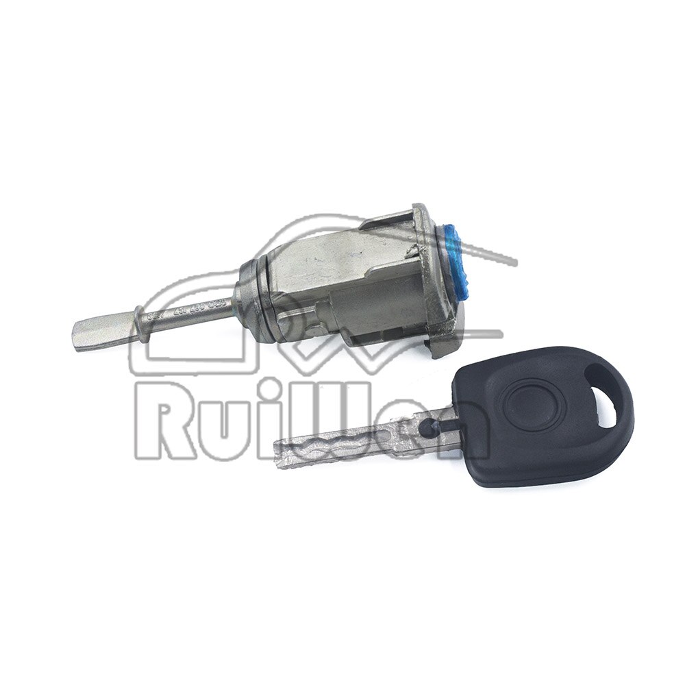 For VW Passat B5 Lupo / SEAT Arosa / SKODA Superb Front Left/Right Door Lock Cylinder with Key 3B0837168 3B0837167E
