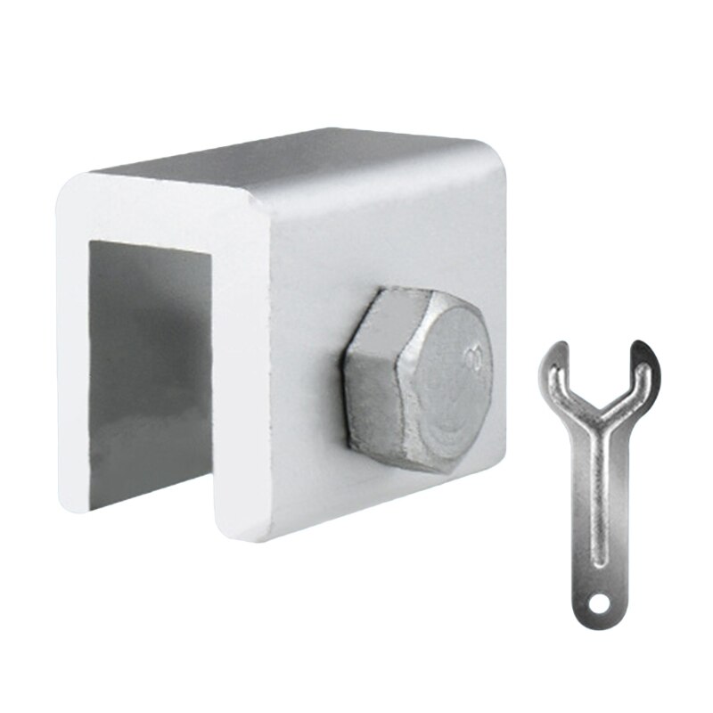 Aluminum Alloy Window Limiters Window Security Lock Child Safety Sliding Window Restrictor for Children's Room Bedroom N1HF: Single Hole   10mm
