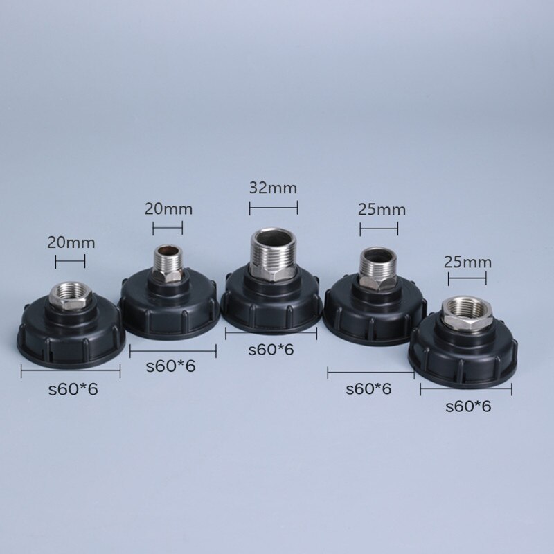 Thicken 1000L IBC Tank Adapter 304 Stainless Steel Fitting Reducer Fittings Home Garden Switch Tool