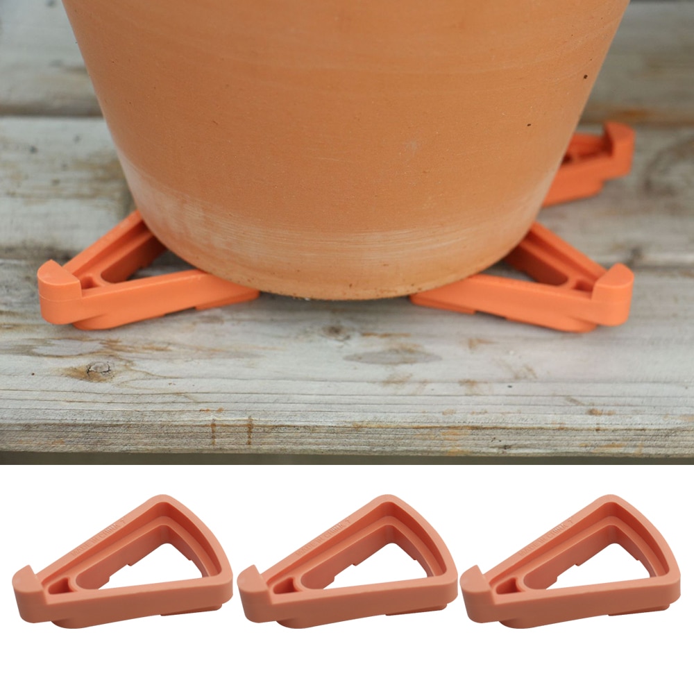 12 Pcs Invisible Low Profile Flower Pot Feet Garden Plant Pot Feet Risers Outdoor