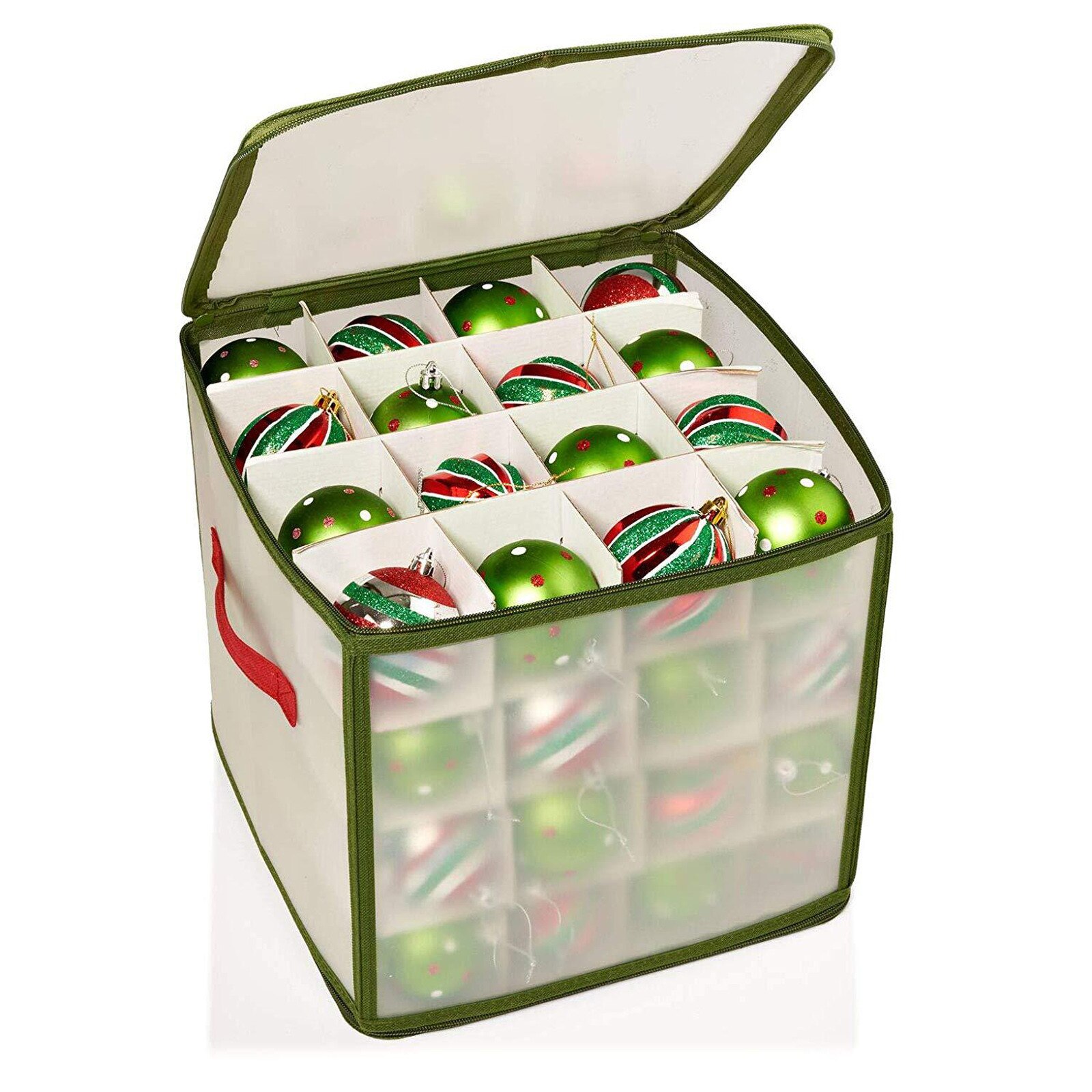 64 Kerstballen Opbergdoos Kerst Xmas Tree Decoratie Organizer Kerstballen Decor Tas Snuisterij Opslag Divider