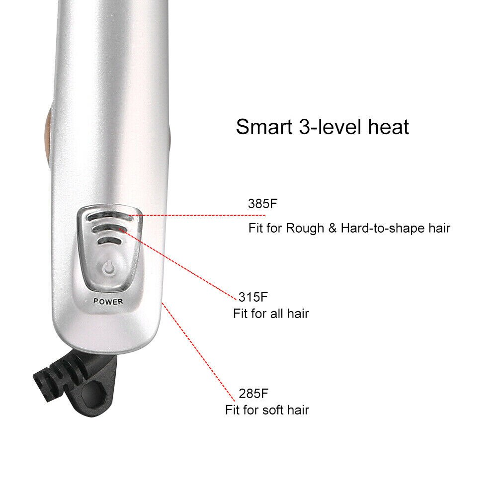 Haar Krultang Max 2-Weg Roterende Haar Krultang 2 In 1 Haar Krultang Stijltang Borstel Smoothing Hair Iron elektrische Haarborstel