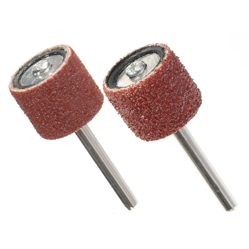100Pcs 80/120/240/320 Grit Abrasive Sanding Sandpaper Sleeves With 2 Sanding Drum Mandrels Fit Dremel Rotary Tools