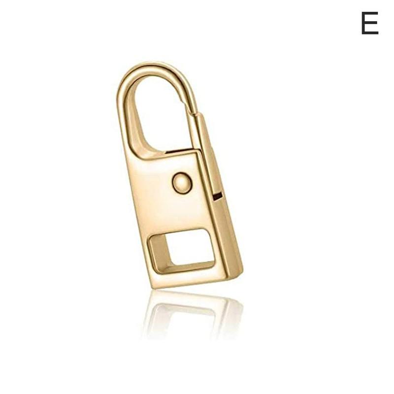 1pcs Zipper Pulls Tab Replacement Luggage Zipper Pull Zippers Handle Fixer Repair Extension Mend Tags For Suitcase Backpack V9Y4: 2.1cm gold