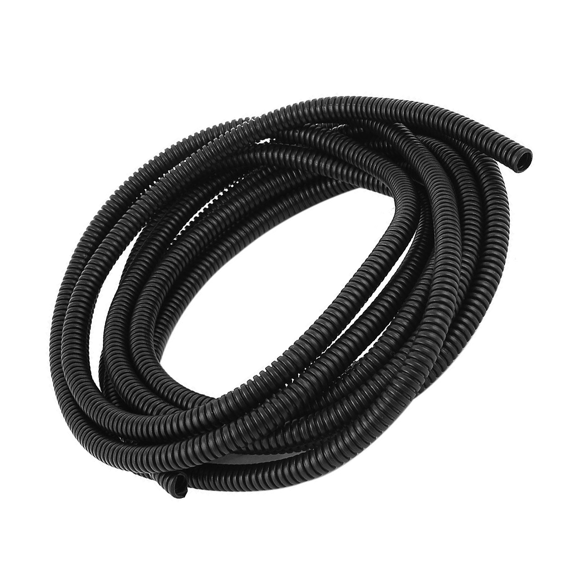 CNIM 4.5M Length 10mm OD Black Automotive Wire Harness Corrugated Tube